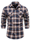 levne Košile k obleku-pánská košile pruhovaná turndown klasický límeček denní nošení topy s dlouhým rukávem na zapínání hip hop pláž černá / bílá / podzim