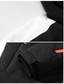olcso Férfi pehelykabátok és párkák-Férfi Pehely Puffer dzseki Téli kabát Tél Hosszú Tiszta szín Nyomtatott Alkalmi Alkalmi Napi Munka Hétköznapi viselet Melegen tartani Fekete Fehér