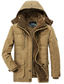 Χαμηλού Κόστους Ανδρικά Μπουφάν &amp; Παλτό-ανδρικό παλτό με κουκούλα χειμερινό παλτό παχύ ζεστό επαγγελματικό casual