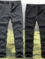 cheap Cargo Pants-Men&#039;s Cargo Pants Softshell Pants Combat Trousers Winter Pants Snow Pants Elastic Waist Zipper Pocket Solid Color Thermal Warm Fleece Lining Sports Outdoor Daily Casual Athleisure Black Navy Blue