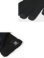 Χαμηλού Κόστους Ανδρικά Κασκόλ &amp; Γάντια-Ανδρικά 1 ζευγάρι Χειμωνιάτικα Γάντια Γάντια Πλεκτά γάντια Γραφείο Υπαίθριο Γάντια Κομψό Αντιολισθητικό Μονόχρωμο Μαύρο Γκρίζο
