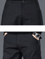 お買い得  カジュアルパンツ-男性用 冬のズボン ズボン カジュアルパンツ マルチポケット まっすぐな足 純色 履き心地よい カジュアル 日常 お出かけ スタイリッシュ シンプル ブラック ネイビーブルー