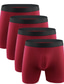 abordables Sous-vêtements pour hommes-Lot de 4 boxers pour hommes sous-vêtements caleçons pack de sous-vêtements évacuant l&#039;humidité caleçons en coton stretch multipack