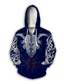billiga grafiska hoodies-Herr Hoodie-tröja med dragkedja Grundläggande Designer Ledigt Grafisk Marinblå Svart Armégrön Tryck Huva Dagligen Helgen Kläder Kläder Normal