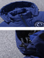 ieftine Jachete Puf &amp; Fâșuri Bărbați-Bărbați Fâș Jachete Iarnă Palton de iarnă Rezistent la Vânt Cald Dată Casul / Zilnic Birou și carieră Astronaut Îmbrăcăminte exterioară Îmbrăcăminte Negru Roșu-aprins Albastru
