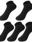 ieftine ciorapi barbatesti-Bărbați 5 perechi Șosete Șosete Gleznă Șosete Scurte Șosete casual Modă Confortabili Bumbac Mată Casual Zilnic Sport Mediu Primăvară, toamnă, iarnă, vară Negru Multicolor
