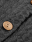 cheap Coats &amp; Trench Coats-Women&#039;s Plus Size Parka Button Pocket Plain Outdoor Causal Long Sleeve Hooded Regular Winter Fall Dark Green Dark Blue Red L XL XXL 3XL 4XL