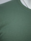 Χαμηλού Κόστους Ανδρικά μπλουζάκια casual-Ανδρικά Κοστούμια μπλουζών Φόρμα Πουκάμισο τένις Σετ σορτς και μπλουζάκι Μονόχρωμο Στρογγυλή Ψηλή Λαιμόκοψη ΕΞΩΤΕΡΙΚΟΥ ΧΩΡΟΥ Δρόμος Κοντομάνικο Κορδόνι 2 τεμάχια Ρούχα