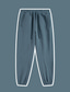 tanie Joggery-Męskie Spodnie polarowe Uprawiający jogging Spodnie zimowe Spodnie Spodnie codzienne Kieszeń Ściągana na sznurek Jednokolorowe Komfort Ciepłe Codzienny Wyjściowe 100% bawełna Moda miejska Gęstnieć