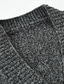 ieftine pulover cardigan pentru bărbați-Bărbați Pulover pulover Săritor vafelă Tricotat Decupată Tricotat Culoare solidă Stil Nautic De Bază Stilat În aer liber Zilnic Toamnă Iarnă Kaki Gri Deschis M L XL / Bumbac / Manșon Lung