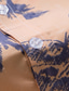 cheap Hawaiian Shirts-Men&#039;s Summer Hawaiian Shirt Graphic Coconut Tree Turndown Yellow Purple Orange Outdoor Casual Short Sleeve Print Clothing Apparel Hawaiian Beach