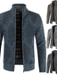 ieftine pulover cardigan pentru bărbați-Bărbați Pulover pulover vafelă Tricotat Decupată Tricotat Culoare solidă Stil Nautic De Bază Stilat În aer liber Zilnic Toamnă Iarnă Gri Deschis Gri Închis M L XL / Bumbac / Manșon Lung / Manșon Lung