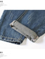 billige uformelle bukser-Herre Bukser Jeans Jeans i mørk vask Lomme Gatemote Designer Klassisk Stil Avslappet Daglig Ferie Komfort Pustende Myk Grafiske trykk Svart Blå 28 30 32