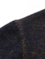 ieftine pulover pentru bărbați-Bărbați Pulover Pulover de lână Pulover pulover Striat Tricotat Tricotat Γραμμή Stil Nautic Păstrați-vă cald Contemporan modern Muncă Purtare Zilnică Îmbrăcăminte Toamna iarna Albastru piscină Galben