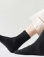 abordables chaussettes pour hommes-Homme 5 paires Chaussettes Chaussettes décontractées Noir Blanche Couleur Coton Couleur Pleine Casual du quotidien Chaud Hiver Mode Confort