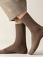 Χαμηλού Κόστους ανδρικές κάλτσες-Ανδρικά 3 Ζεύγη Κάλτσες Κοντές Κάλτσες Καθημερινές Κάλτσες Μοντέρνα Ανατομικό Βαμβάκι Μονόχρωμο Causal Καθημερινά Ζεστό Φθινόπωρο &amp; Χειμώνας Πράσινο του τριφυλλιού Μαύρο