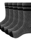 baratos meias masculinas-Homens 5 pares Meias Meias de compressão Meias Equipe Meias de Trilha Moda Conforto Algodão Bloco de cor Casual Diário Esportes Quente Outono &amp; inverno Multicolorido Azul
