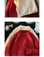 baratos suéter pulôver masculino-Homens Pulôver suéter Waffle Tricotar Cropped Tricotado Côr Sólida Gola Redonda Básico à moda Ao ar livre Diário Roupa Inverno Outono Preto Vermelho S M L