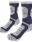 ieftine ciorapi barbatesti-Bărbați 5 perechi Șosete Șosete de compresie Șosete Medii Șosete de Drumeție Modă Confortabili Bumbac Bloc Culoare Casual Zilnic Sport Mediu Toamna iarna Negru 1 Negru