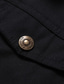 זול ג&#039;קטים ומעילים לגברים-בגדי ריקוד גברים ז&#039;קטים לחורף מעיל עבודה מעיל חורף מעיל פליס חם לבוש יומיומי חופשה ליציאה חזה יחיד צווארון מתקפל נוחות לנופש ז&#039;ָקֵט הלבשה עליונה צבע אחיד / רגיל כיס כפתור למטה אפור כהה שחור צהוב