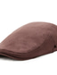 Недорогие Мужские головные уборы-Муж. Шляпа Шляпа с низкой тульей На каждый день Отпуск Чистый цвет Теплый Черный