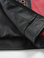 Χαμηλού Κόστους Ανδρικές Γούνες &amp; Δέρματα-Ανδρικά Jeci Piele Μπουφάν Biker Καθημερινά Ρούχα Δουλειά Χειμώνας Μακρύ Παλτό Κανονικό Διατηρείτε Ζεστό Καθημερινό Καθημερινά Σακάκια Μακρυμάνικο Μονόχρωμες Με Ζώνη Κόκκινο Ανοικτό Καφέ Μαύρο