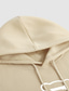 abordables Sweat-shirt à capuche basique-Homme Sweat à capuche Noir Rouge Beige Blanche Capuche Graphic Ours Imprimer Sport &amp; Loisir Des sports Vêtement de rue Estampage à chaud basique Vêtement de rue Casual Hiver Automne Vêtement Tenue