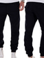 お買い得  チノパン-男性用 ジョガー ズボン チノパン 作業パンツ カーキ色のズボン ポケット 伸縮袖口 平織り 履き心地よい 耐久性 全長 カジュアル 日常 お出かけ スタイリッシュ シンプル ブラック イエロー