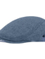 cheap Men&#039;s Hats-Men&#039;s Hat Flat Cap Outdoor Street Daily Pure Color Pure Color Windproof Comfort Warm Breathable Black