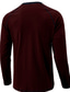 Χαμηλού Κόστους Ανδρικά μπλουζάκια casual-Ανδρικά Πουκάμισο Henley Μακρυμάνικο πουκάμισο Σκέτο Χένλι Δρόμος Αργίες Μακρυμάνικο Ρούχα Βαμβάκι Μοντέρνα Καθημερινό Άνετο