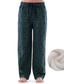 ieftine Sleep Bottom-Bărbați loungewear Pantaloni de pijama din flanel Pantaloni de Casă Imprimeu Grafic Cald Moale Casă Pat spa Flanel Cald Buzunar Talie elastică Iarnă Trifoi Albastru piscină