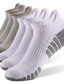 cheap Men&#039;s Socks-Men&#039;s 6 Pairs Socks Ankle Socks Running Socks Black and Dark Gray White and light gray Color Cotton Color Block Casual Daily Sports Warm Spring, Fall, Winter, Summer Fashion Comfort