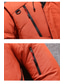 cheap Men&#039;s Downs &amp; Parkas-Men&#039;s Winter Jacket Down Jacket Puffer Jacket Parka Print Work Daily Wear Long Casual Daily Casual Warm Winter Pure Color Black Blue Orange Green Puffer Jacket