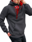 cheap Basic Hoodie Sweatshirts-Men&#039;s Hoodie Blue Wine Royal Blue Dark Gray Red Hooded Letter Print Sports &amp; Outdoor Daily Sports Streetwear Casual Big and Tall Fall &amp; Winter Clothing Apparel Hoodies Sweatshirts