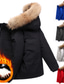 Χαμηλού Κόστους Ανδρικά Πουπουλένια Downs &amp; Παρκά Μπουφάν-Ανδρικά Πουπουλένιο Μπουφάν Puffer Χειμωνιάτικα μπουφάν Παρκάς Διατηρείτε Ζεστό Δουλειά Καθημερινά Ρούχα Μονόχρωμες Εξωτερικά ενδύματα Ρούχα Σκούρο γκρι Μαύρο Θαλασσί