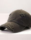 お買い得  メンズハット-男性用 帽子 ベースボールキャップ デイリーウェア バケーション ベーシック 単色/無地 軽量素材 便利 ブラック