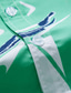 economico Camicie hawaiane-Per uomo Camicia hawaiana Pop art Collo ripiegabile Verde Esterno Informale Manica corta Stampa Abbigliamento Hawaiano Stile da spiaggia