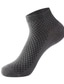 cheap Men&#039;s Socks-Men&#039;s 3 Pairs Socks Ankle Socks Running Socks Black Navy Blue Color Solid Colored Casual Daily Sports Medium Spring, Fall, Winter, Summer Fashion Comfort