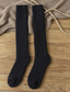 ieftine ciorapi barbatesti-Bărbați 5 perechi Șosete Șosete de lână Ciorapi Șosete casual Șosete de iarnă Modă Confortabili Mată Casual Zilnic Cald Iarnă Negru Kaki