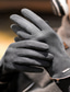 abordables Bufandas y guantes de hombre-Hombre 1 Par Guantes de Invierno Guantes Guantes de pantalla táctil Trabajo Exterior Guantes Elegante Antideslizante Listo para vestir Color sólido Negro Color Camello Gris Oscuro