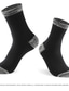 voordelige heren sokken-Voor heren 5 paar Sokken Crew Sokken Casual sokken Modieus Comfortabel Katoen Effen Casual Dagelijks Sport Medium Lente, Herfst, Winter, Zomer Zwart Grijs
