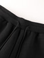 Χαμηλού Κόστους Αθλητικές Φόρμες-Ανδρικά Παντελόνι Fleece Αθλητικές Φόρμες Χειμωνιάτικο παντελόνι Παντελόνια Κορδόνι Ελαστική μέση Συμπαγές Χρώμα Άνεση Ζεστό Causal Καθημερινά Streetwear Μείγμα Βαμβακιού Αθλήματα Μοντέρνα Μαύρο
