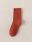 Недорогие мужские носки-Муж. 3 пары Носки Толстые короткие носки Повседневные носки Мода Удобная обувь Хлопок Однотонный Повседневные Теплые Наступила зима Зеленый Черный