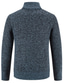 ieftine pulover cardigan pentru bărbați-Bărbați Pulover pulover Săritor vafelă Tricotat Decupată Tricotat Culoare solidă Stil Nautic De Bază Stilat În aer liber Zilnic Iarnă Toamnă Albastru Prăfuit Gri Deschis S M L