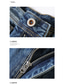 Χαμηλού Κόστους casual παντελόνι-Ανδρικά Παντελόνια Τζιν Σκούρο τζιν πλύσης Τσέπη Κομψό στυλ street Υψηλής Ποιότητας Κλασσικό στυλ Causal Καθημερινά Αργίες Άνεση Αναπνέει Moale Γραφικά Σχέδια Μαύρο Μπλε 28 30 32