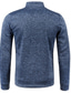 cheap Men&#039;s Pullover Sweater-Men&#039;s Zip Sweater Ribbed Knit Knitted Solid Color Half Zip Keep Warm Modern Contemporary Work Daily Wear Clothing Apparel Fall &amp; Winter Wine Black M L XL