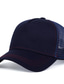 billige Hatter til herrer-Herre Hatt Baseballcaps Trucker Hat Nettinghette Netback Cap Helfarge Kamuflasje Farge Pustende Sjø blå