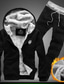 זול חליפת ריצה לגבר-בגדי ריקוד גברים מעיל קפוצ&#039;ון מעיל חיוני Jackets 2חלקים נייבי יין אדום שחור