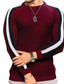 Недорогие мужской пуловер-свитер-Муж. Вязаная ткань Пуловер Свитер Вафельная ткань Вязать Укороченный Трикотаж Полоса &quot;Круглый вырез &quot;&quot;под горло&quot;&quot;&quot; Сохраняет тепло Современный современный Офис На каждый день Одежда Наступила зима