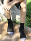 Недорогие мужские носки-Муж. 6 пар Носки Компрессионные носки Толстые короткие носки Мода Удобная обувь Хлопок Однотонный Повседневные Спорт Теплые Весна, осень, зима, лето Темно-серый+светло-серый Черный